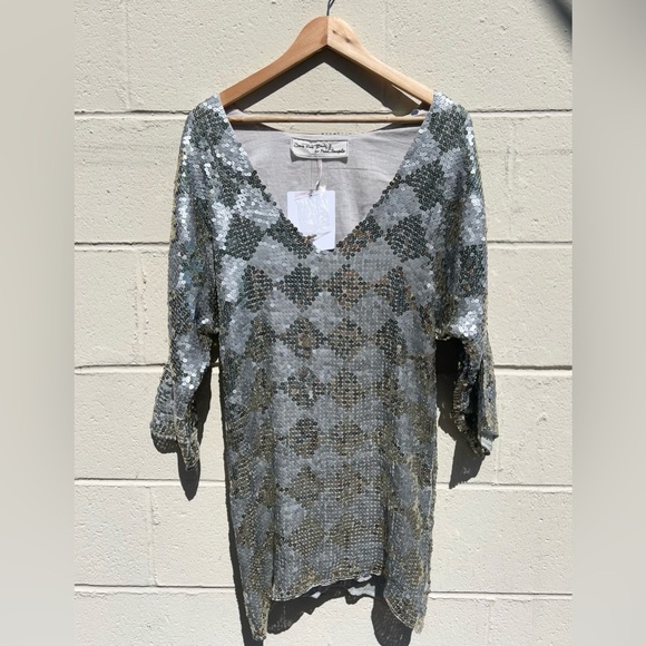 NWT Jens Pirate Booty x Free People Checkered Sequin party nye bachloret… - Picture 1 of 7